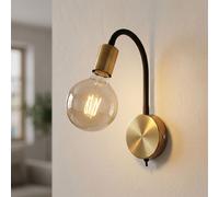 Retro LED Faretto Da Parete Lampada Camera Da Letto Luce Flexo Regolabile ORO [EEK: E]