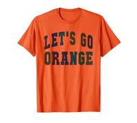 Retro Let's Go Orange Competition War Game Day Ritorno a casa Maglietta