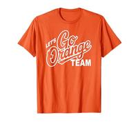 Retro Let's Go Orange Team Varsity War Game Day Spirit Week Maglietta