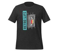 Retro Life Nostalgic Old Days - Maglietta per adulti, Colore: grigio scuro., L