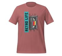 Retro Life Nostalgic Old Days - Maglietta per adulti, malva, XL