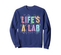 Retro Life's a Lab Physics Trip Teacher Inspire Stud Felpa