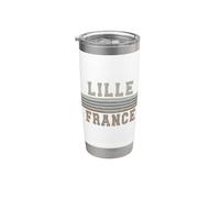 Retro Lille Francia Bicchiere termico in acciaio inox doppia parete