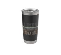 Retro Limon Costa Rica Bicchiere termico in acciaio inox doppia parete