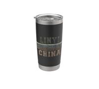 Retro Linyi Cina Bicchiere termico in acciaio inox doppia parete