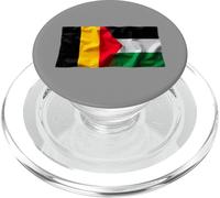 Retro Logo Belgio Bandiera Palestina Bandiera PopSockets PopGrip per MagSafe