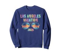 Retro Los Angeles Vacation 2026 Crociera di Viaggio Vacay Matching Felpa