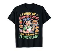 Retro Lunch Lady I'm The Lunch Lady Back to School Apparel Maglietta