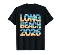 Retro Lunga Spiaggia 2026 Vacay Volo Vacanza Mamma Figlia Maglietta