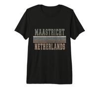 Retro Maastricht Paesi Bassi Maglietta Premium