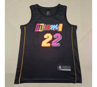 Retrò Maglia da basket #22 #14 #13 Cucita Nero S-2XL