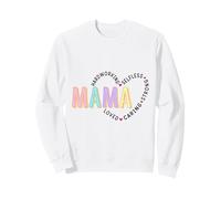 Retro Mamma Hardworking Disinteressato Forte Amato Felpa