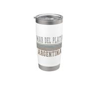 Retrò Mar del Plata Argentina Bicchiere termico in acciaio inox doppia parete