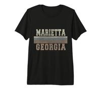 retrò Marietta Georgia Maglietta Premium