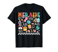 Retro Med Aide Assistente medico certificato Nursing Med Tech Maglietta