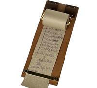 Retro Memo Pad Board Clip può strappare foglietti appiccicosi, carta antiaderente, piccolo ordine Board strumento scritto a mano menu in legno blocco note