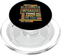 Retro Mi chiedo se Empanadas pensano a me Foodie PopSockets PopGrip per MagSafe