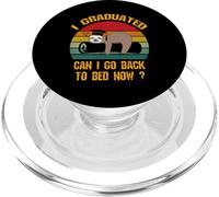 Retro mi sono laureato posso tornare a letto ora laurea bradipo PopSockets PopGrip per MagSafe