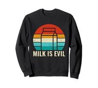 Retro Milk Is Evil - Latte Intollerante Al Lattosio Senza Felpa