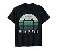 Retro Milk Is Evil - Latte Intollerante Al Lattosio Senza Maglietta
