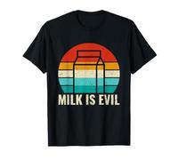 Retro Milk Is Evil - Latte Intollerante Al Lattosio Senza Maglietta
