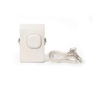 Retro Mini sacchetto di immagazzinaggio della macchina fotografica per Instax Mini liplay + cuoio dell'unità di elaborazione coperchio di protezione Custodia da viaggio con tracolla (Primary color)