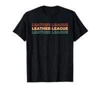 Retro Moda Squadra Pelle - Artigianato Vintage Pellettiere Maglietta