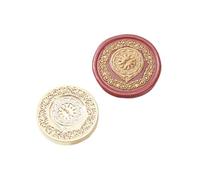 Retro modello cera Seal Stamp Head Metal Cera Timbro per biglietto di San Valentino biglietto di auguri di compleanno busta