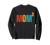 Retro Mom 3 Third Time Mom Vintage Style Felpa
