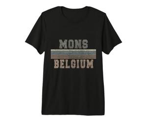 Retro Mons Belgio Maglietta Premium