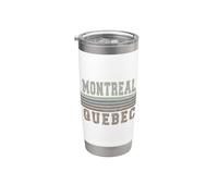Retrò Montréal Quebec Canada Bicchiere termico in acciaio inox doppia parete