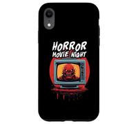 Retrò Mostro Vintage Halloween 80s Horror Film Notte Custodia per iPhone XR