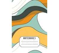Retro Motion Lines Notebook for Daily Use: Abstract Pattern Journal for Organizing Notes and Ideas