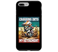 Retro Motocross Dad Gnome Crossing Into My Retirement Custodia per iPhone 7 Plus/8 Plus
