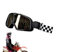 Retro Motorcycle Goggles - Sandproof Riding Glasses For Mountain Biking & Skiing | Dustproof Windproof Sports Eyewear, TPU & PC Material, Outdoor Protective Gear For Men & Women