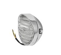 Retro Motorcycle Headlight Motorbike Headlamp Round Mesh Grille Spotlight Universal For Harley For Chopper,Direct Fit