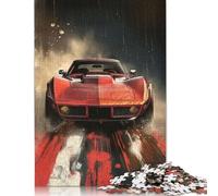 Retro Muscle Car Puzzle Impossibili 1000 Pezzi Decorazione Per La Casa. Rilassamento E Intelligence Per Adulti E Bambini Da 12 Anni 1000pcs (75x50cm)