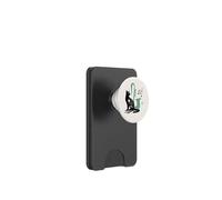 Retro Musical Cat Saxophone Midcentury Modern Mid Century PopSockets PopWallet per MagSafe