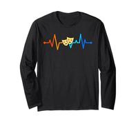 Retro Musical Theatre Heartbeat per attrici attori Maglia a Manica