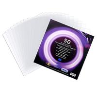Retro musique Confezione da 50 custodie esterne in vinile da 30.5 cm, per album singolo, doppio, triplo e apribile, 50 confezioni da 30 cm, Organizzatore di imballaggio