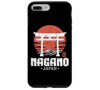 Retro Nagano Giappone Torii Gate giapponese Kanji Souvenir Custodia per iPhone 7 Plus/8 Plus