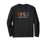 retrò Nato nel 1950 Edizione Limitata 76 Compleanno Maglia a Manica