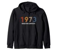 retrò Nato nel 1973 Edizione Limitata 53 Compleanno Felpa con Cappuccio