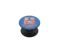 Retro New American Citizen Rosso Bianco e Blu PopSockets PopGrip Adesivo