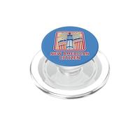 Retro New American Citizen Rosso Bianco e Blu PopSockets PopGrip per MagSafe