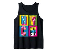 Retro New York City Pop Art Style Tee Shirts, New York City Canotta