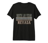 Retro Nord Las Vegas Nevada Maglietta Premium