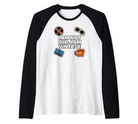 Retro Nostalgia I Am Not Old I Am Vintage Maglia con Maniche Raglan