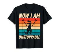 Retro Now I Am Unstoppable Shirt Funny T-Rex Regali Vintage Maglietta