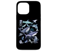 Retro Ocean Wildlife - Shark, Fish & Octopus Vibes Custodia per iPhone 13 Pro Max